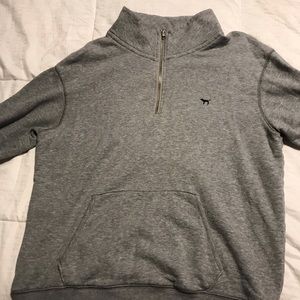 Grey Quarter Zip